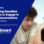 Empowering Resettled Caregivers to Engage in Difficult Conversations with Their Children